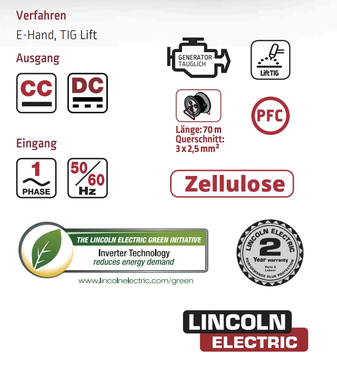 Lincoln Invertec 161 S - Elektrodenschweissanlage